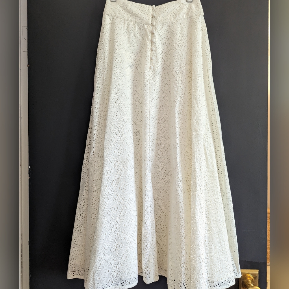 White Lace Skirt